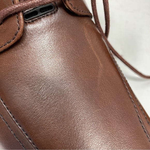 Clarks Un Kenneth Way Brown Leather Oxford - Picture 4 of 10